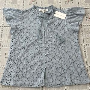 Woman blue light blouse size s/p